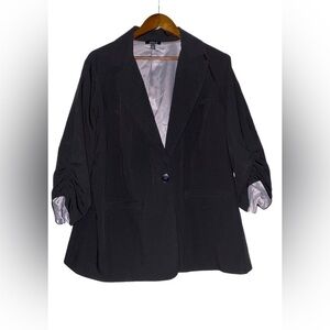 Torrid Stretch Crepe Sleeves Blazer Jacket Women 3X‎ Business Office Career